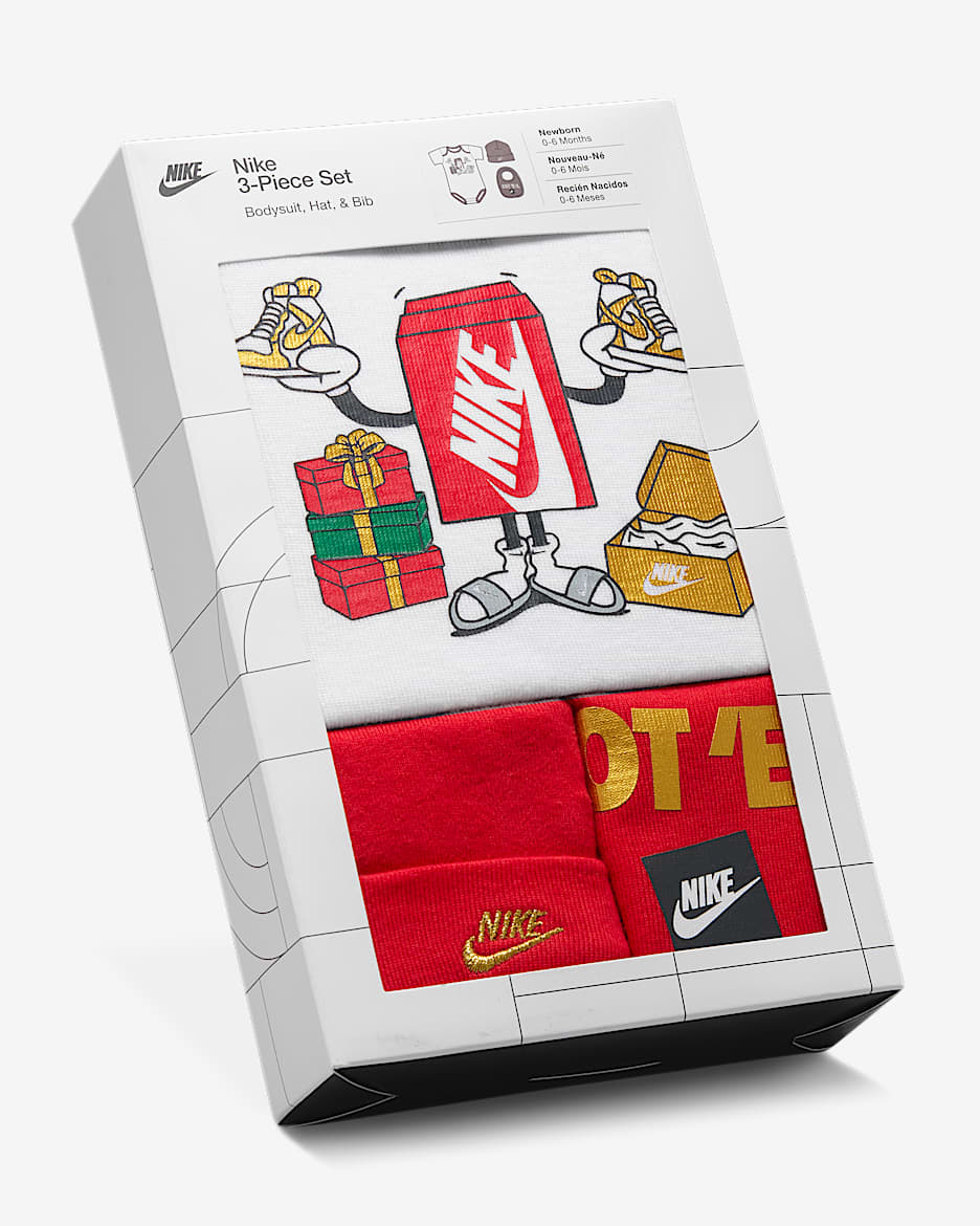 Baby nike gift sets online